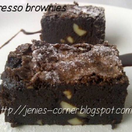 Resep Espresso Brownies