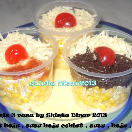 Resep Jagung serut susu keju coklat