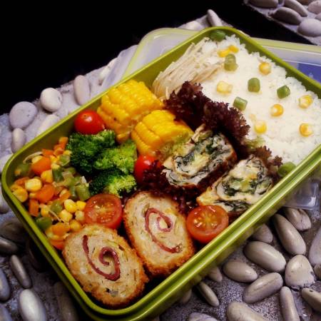 Resep Rainbow Bento